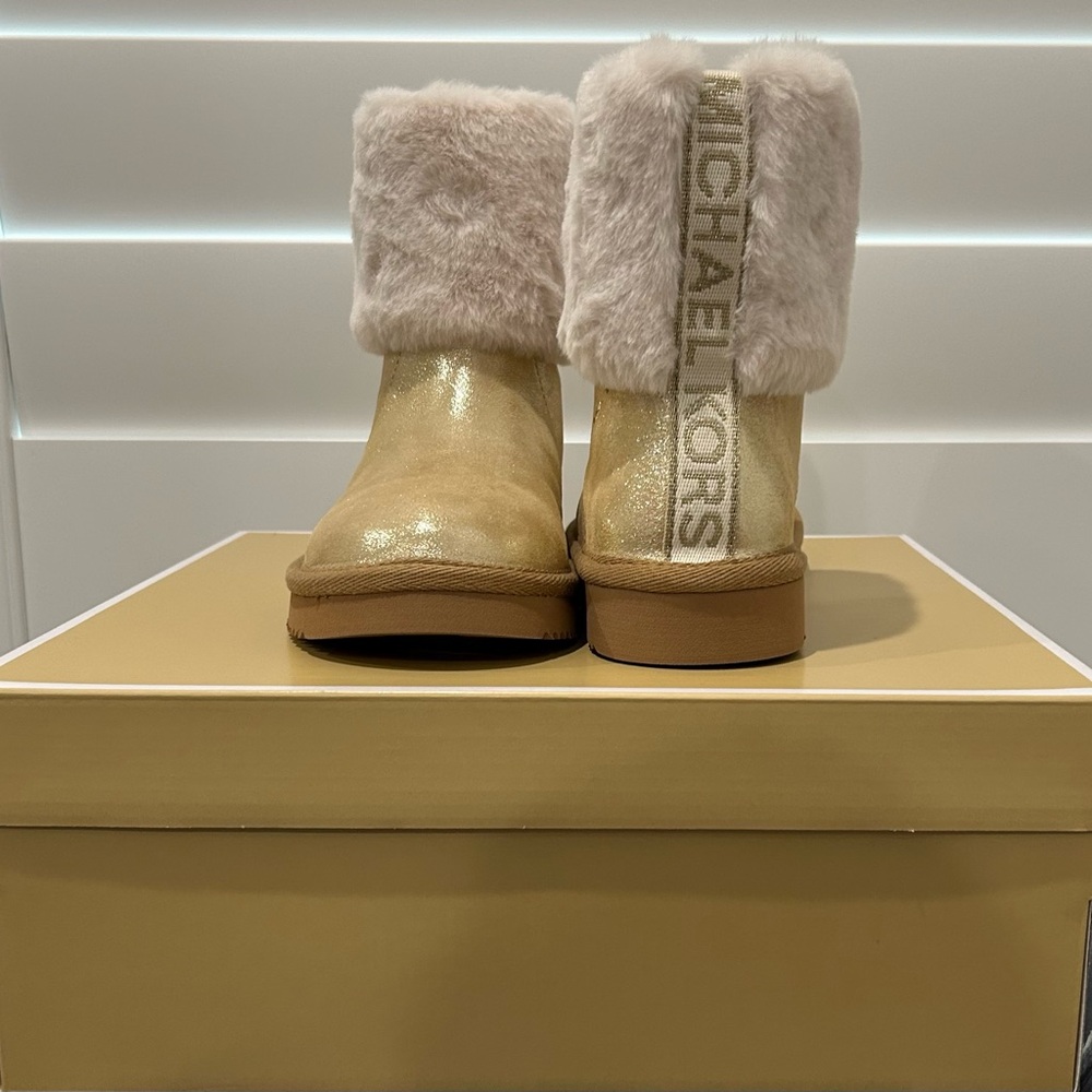 Michael Kors Metallic Boots - Picture 3 of 11